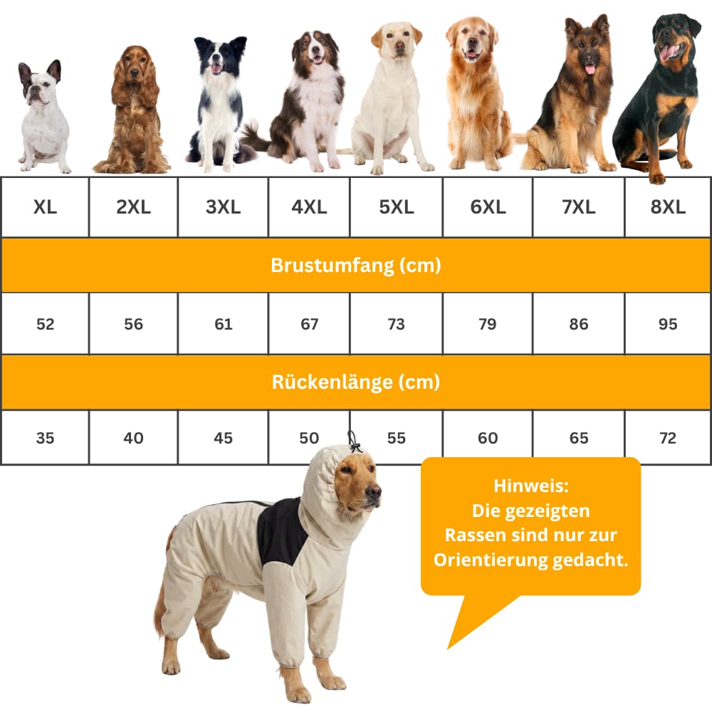 StormGuard - Regen- & Windschutz für Hunde