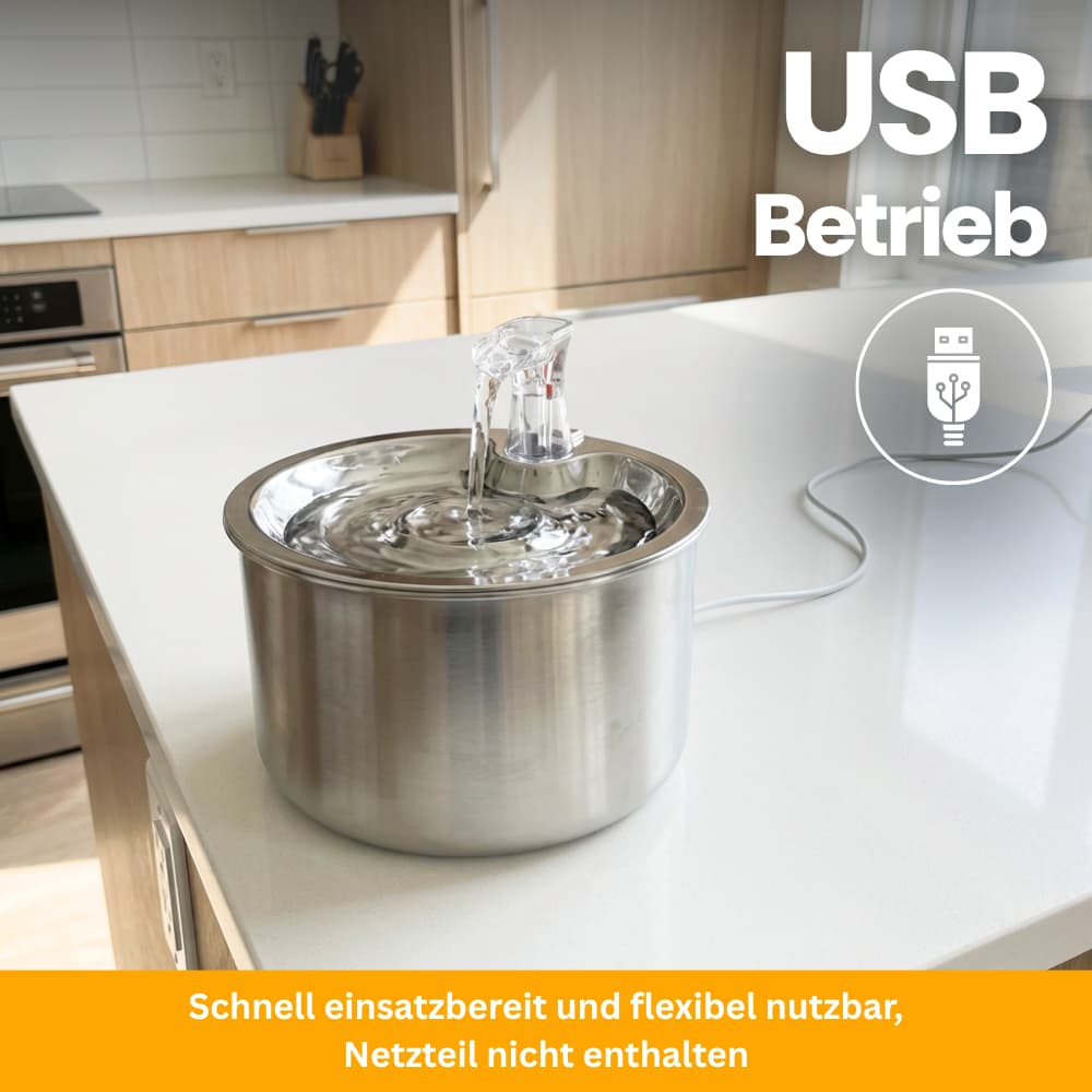 FreshFlow Edelstahlbrunnen