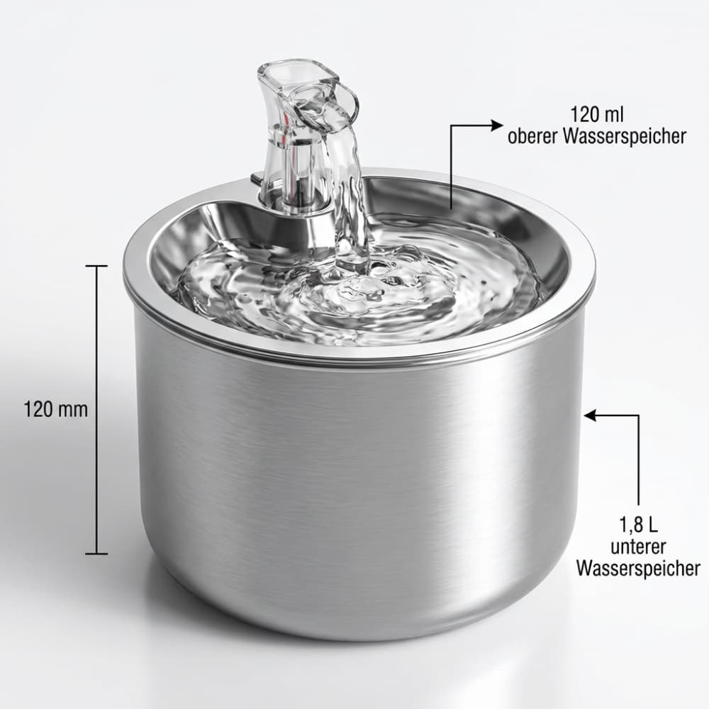 FreshFlow Edelstahlbrunnen
