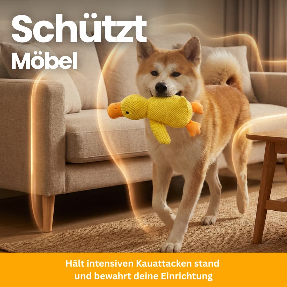 Anti-Stress-Ente für Hunde