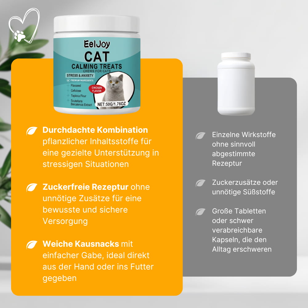 Anti-Stress Kausnacks für Katzen
