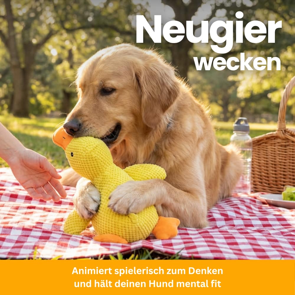 Anti-Stress-Ente für Hunde