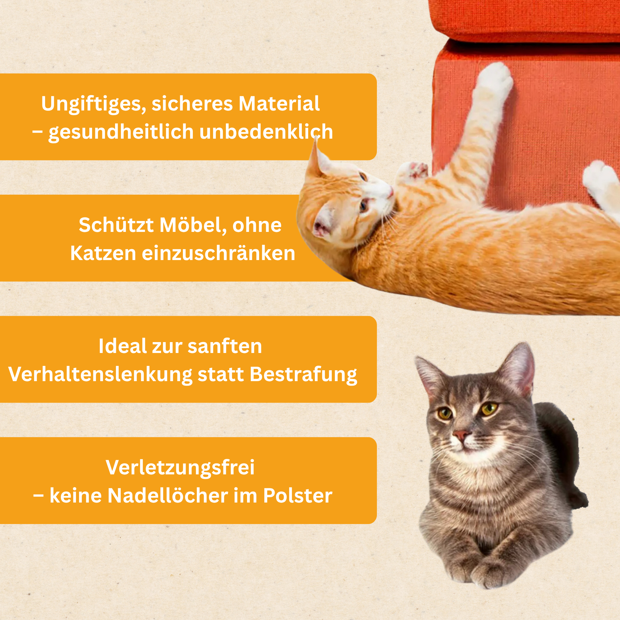 Katzenschutzmatte – 6er Set