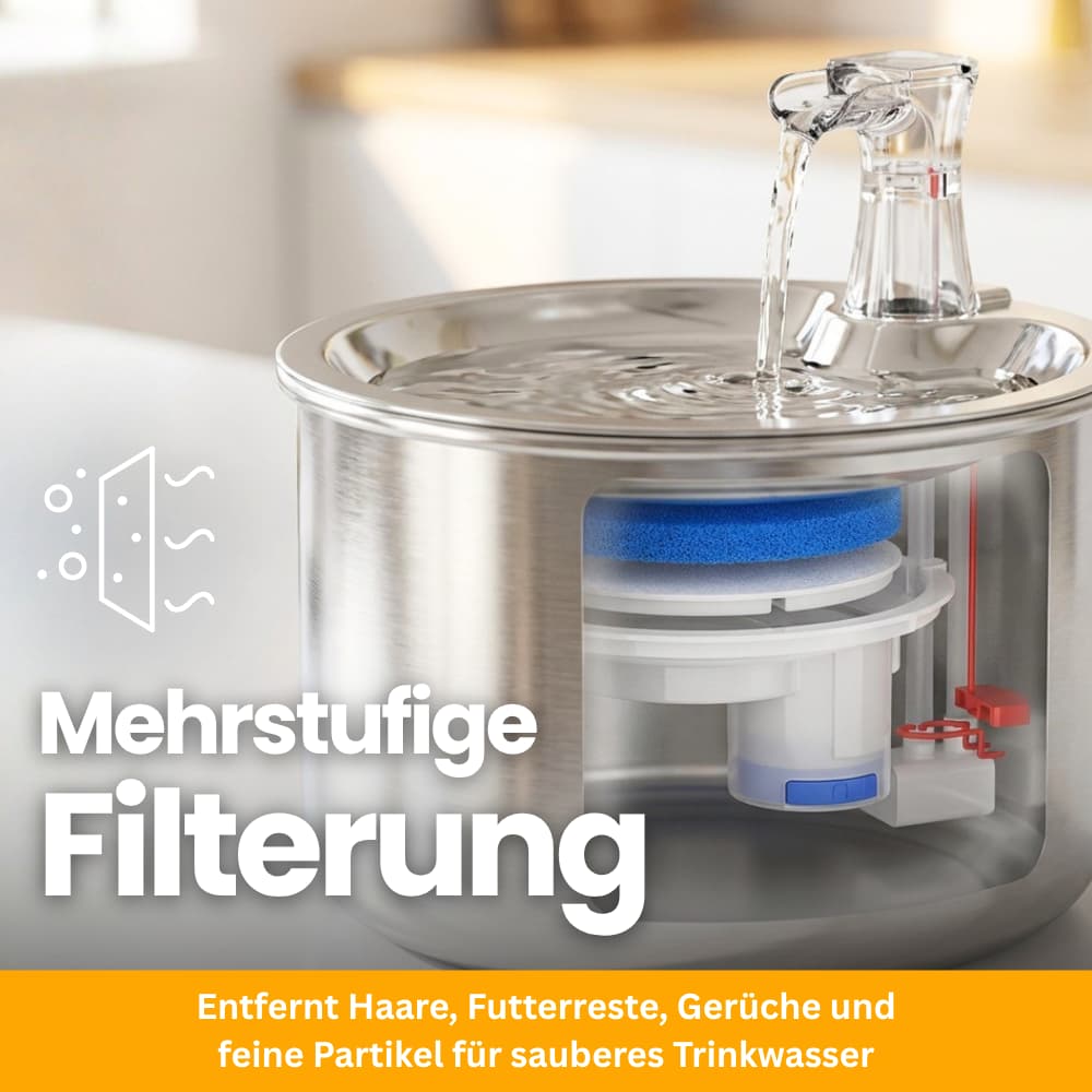 FreshFlow Edelstahlbrunnen