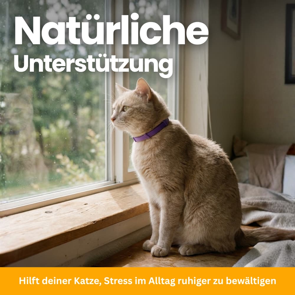 Tierfreundliches Anti-Stress Halsband für Katzen