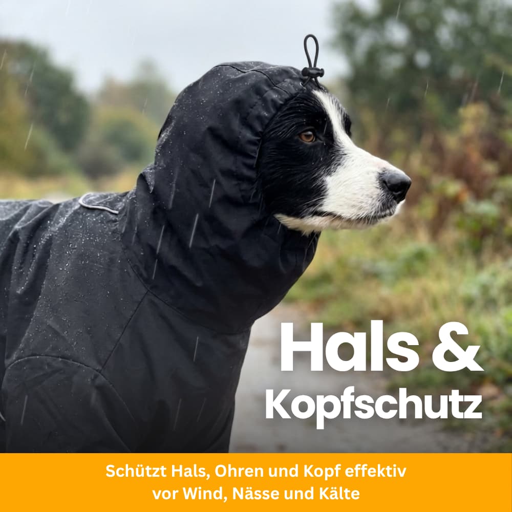 StormGuard - Regen- & Windschutz für Hunde