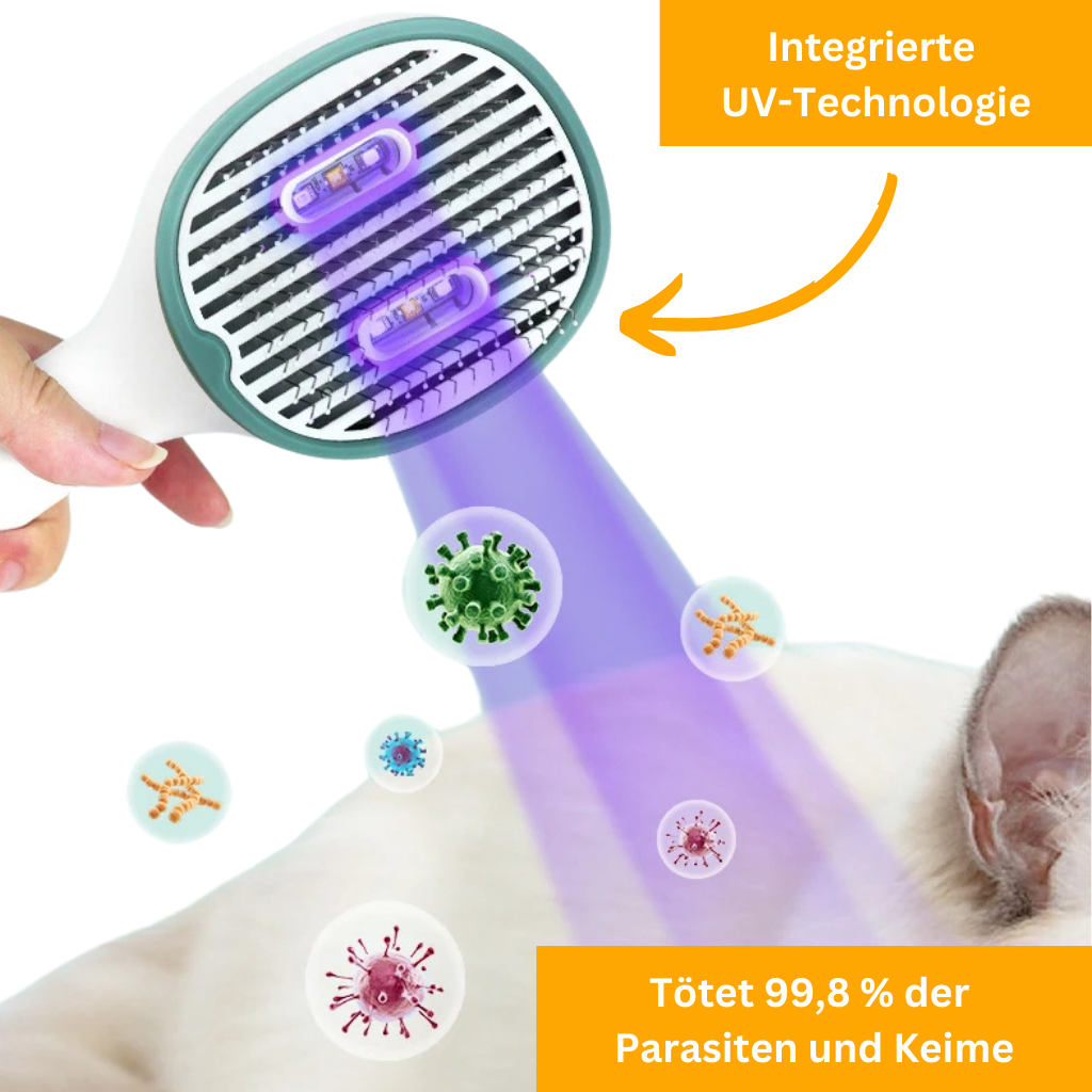UV-Zeckenbürste für Katzen