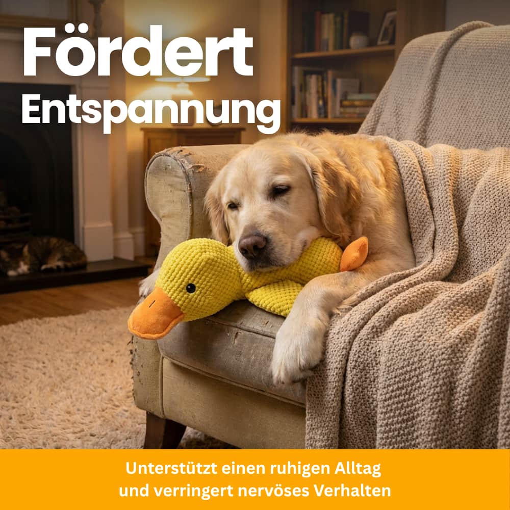 Anti-Stress-Ente für Hunde