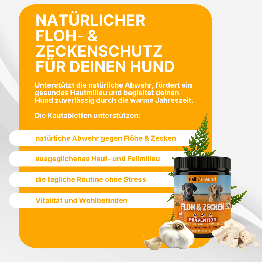 Floh- & Zeckenschutz Kautabletten