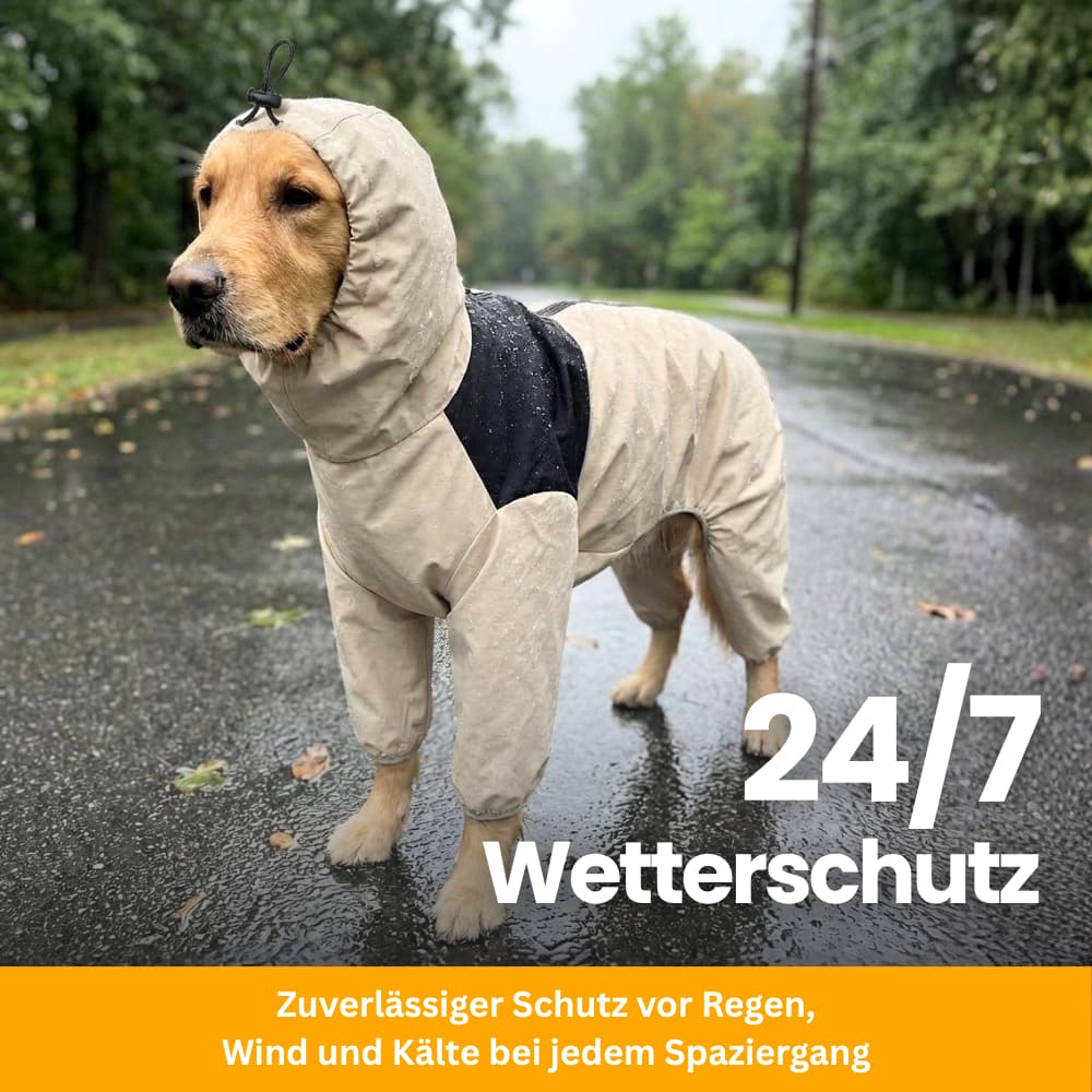 StormGuard - Regen- & Windschutz für Hunde