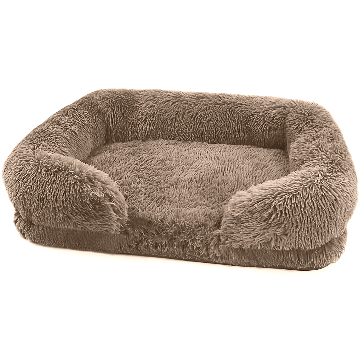 CloudCouch sofa-style dog bed in khaki