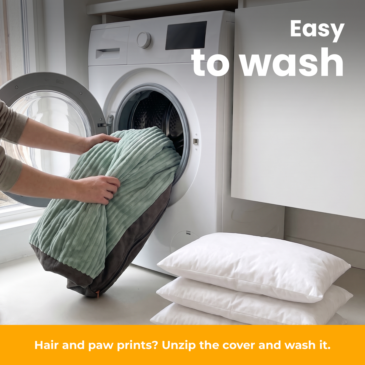 [en] DreamPad – DreamPad cover going into the washing machine