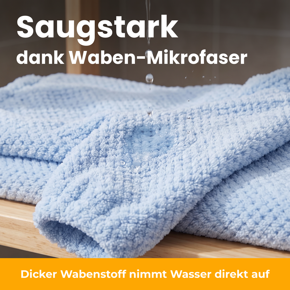 [de] FluffDry Hunde-Bademantel – saugstarke Waben-Mikrofaser