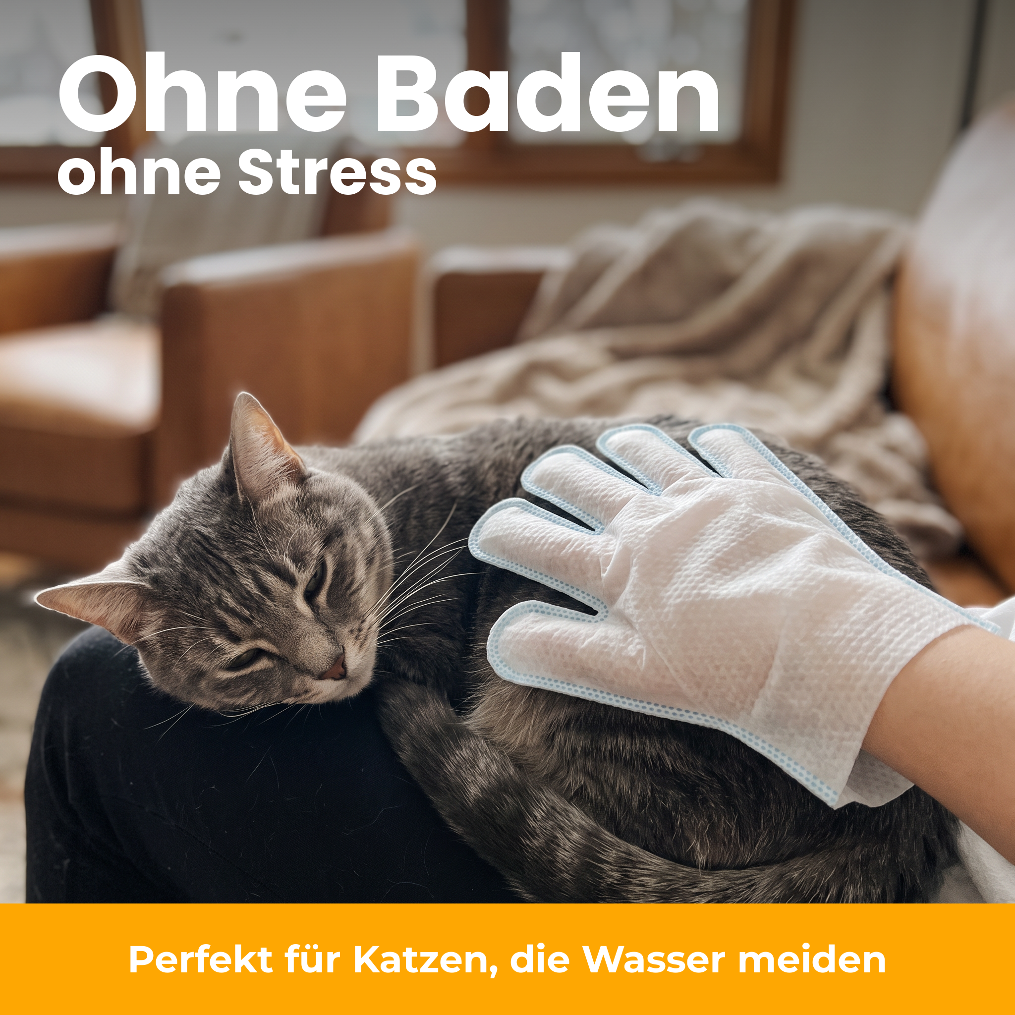 [de] Fellpflege fuer Katzen ohne Baden und ohne Stress